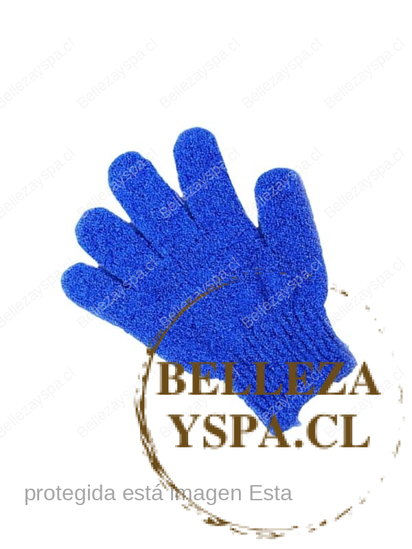 Guante Exfoliante corporal Azul - Bellezayspa.cl